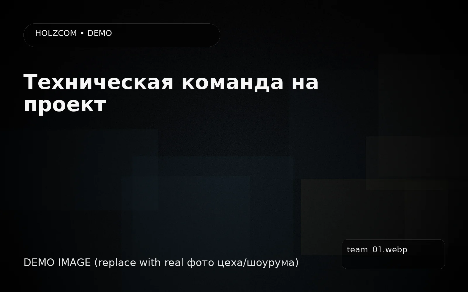 Команда (демо)